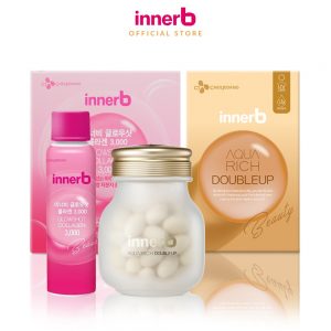 Bộ Đôi InnerB Cấp Ẩm, Sáng Đẹp Da 2 bo doi innerb cap am sang dep da lo 56 vien 1 hop x 6 chai