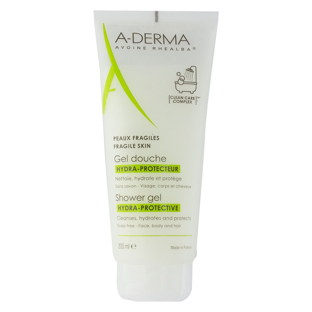 Gel Rửa Mặt & Tắm Gội A-Derma Dịu Nhẹ Cho Da 200ml 1 gel rua mat tam goi diu nhe a derma 200ml